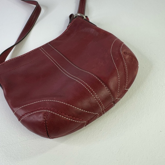 COACH Bonnie Red Leather Soho crossbody - Picture 4 of 8